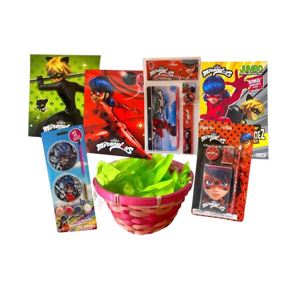 Miraculous Ladybug Easter Basket for Kids | Gift Set with Toys & Activities Set - Picture 1 of 10